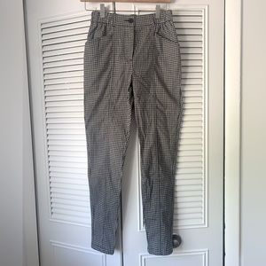 Urban Outfitters Skinny Gingham Pants, Size XS